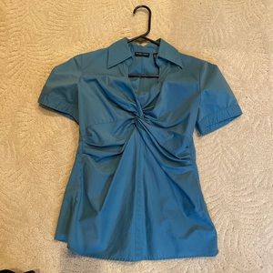 Teal collared shirt